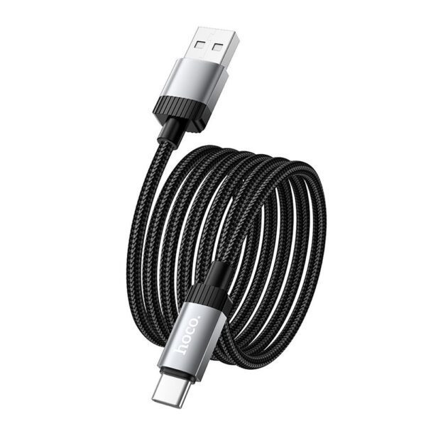 Cable USB A to USB C Hoco 3A 1 m X117 black