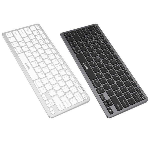 6a1cc00a44afdb73881c4a45d6b1004e EOL Wireless keyboard Hoco QWERTY GM32 silver
