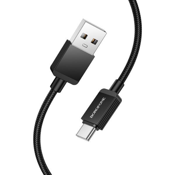 Borofone Cable BX120 Placer - USB to Type C - 3A 1 metre black