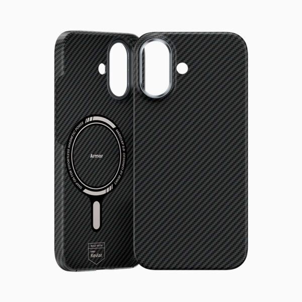 Benks Magnetic Armor Air Kevlar Case Metal Frame 600D (0067) for Iphone 17 black