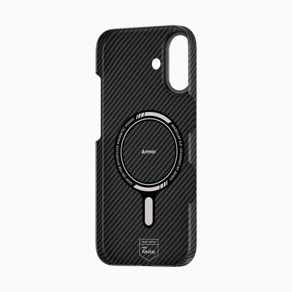 Benks Magnetic Armor Air Kevlar Case Metal Frame 600D (0067) for Iphone 17 black