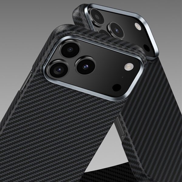Benks Magnetic Armor Air Kevlar Case Metal Frame 600D (0068) for Iphone 17 Air black