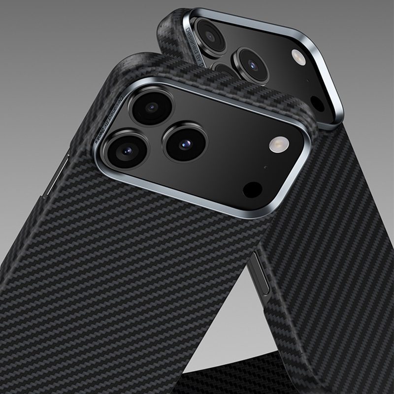Benks Magnetic Armor Air Kevlar Case Metal Frame 600D (0068) for Iphone 17 Air black