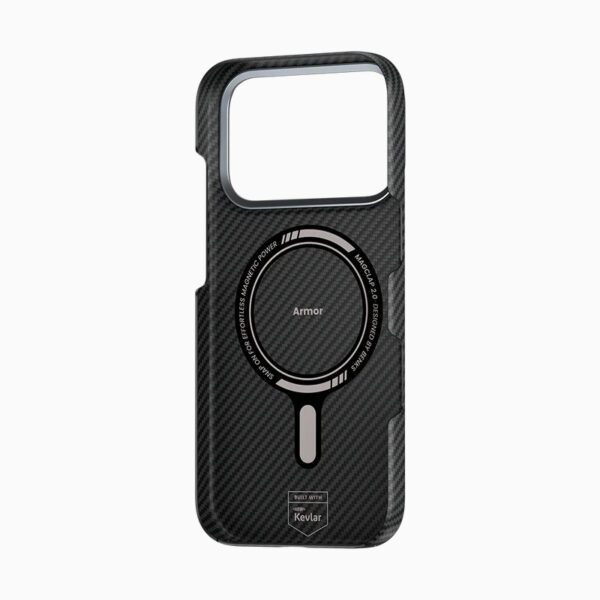 Benks Magnetic Armor Air Kevlar Case Metal Frame 600D (0069) for Iphone 17 Pro black