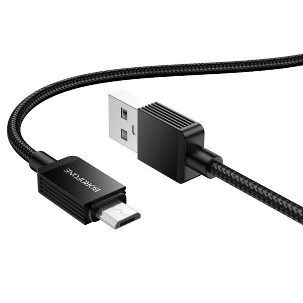 Borofone Cable BX120 Placer - USB to Micro USB - 2,4A 1 metre black