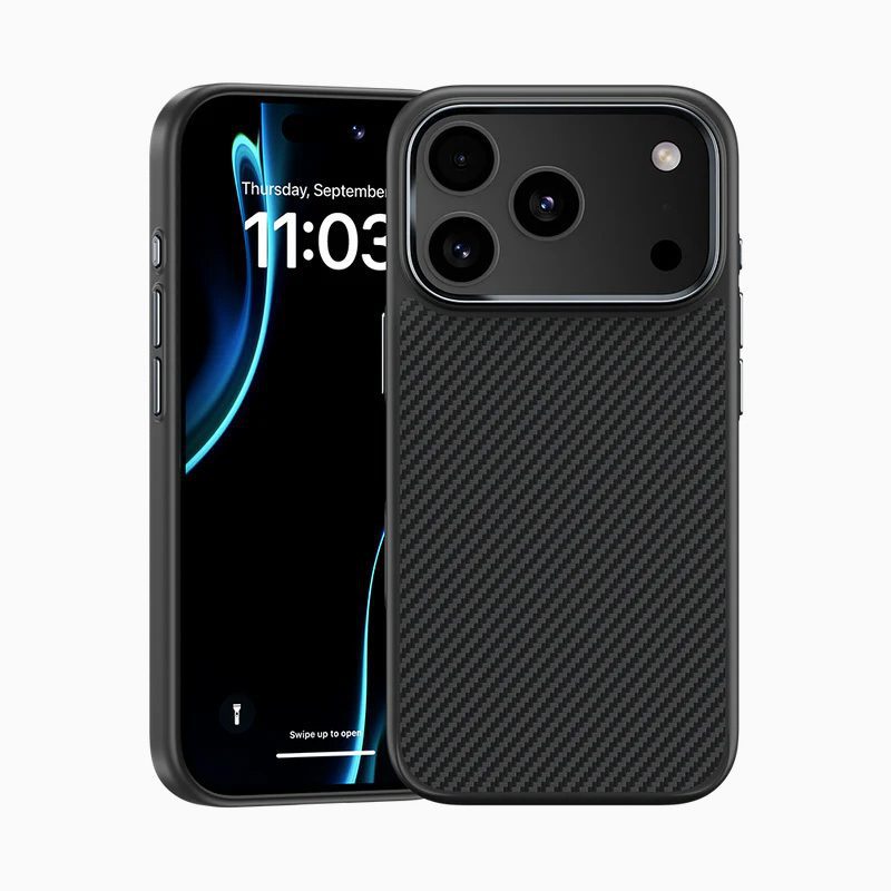 product-103625 Benks Magnetic Armor Pro Kevlar Case Metal Frame 600D (A070) for Iphone 17 Pro Max black (Camera Control Button)