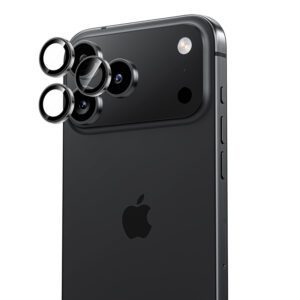 Benks Tempered glass DR Sapphire Lens Protector on camera for Iphone 17 Pro/17 Pro Max (lens 3 pieces) black