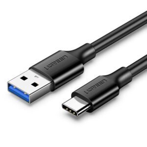 Καλώδιο Φόρτισης UGREEN US184 20882 USB σε USB-C 1m Μαύρο