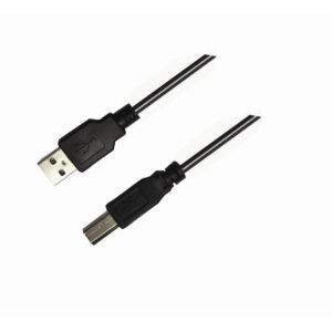 0099545 Καλώδιο USB 2.0 σε USB-B M/M Aculine USB-005 3m Μαύρο