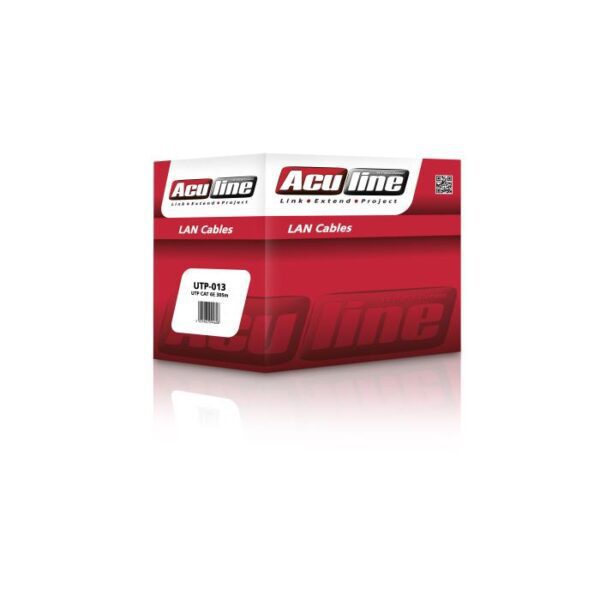 Καλώδιο Δικτύου UTP CAT6 Aculine UTP-013 305m Μονόκλωνο Γκρι