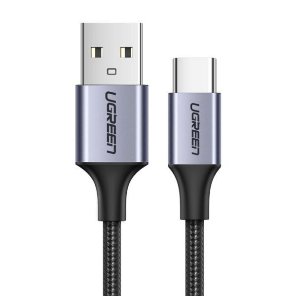 0100096 Καλώδιο Φόρτισης UGREEN US288 60128 USB σε USB-C 2m Μαυρό