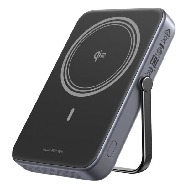 Power Bank 10000mAh PD 20W Qi2 UGREEN PB764 45329, με Ασύρματη Φόρτιση Magnetic, 1 Θέσης Γκρί