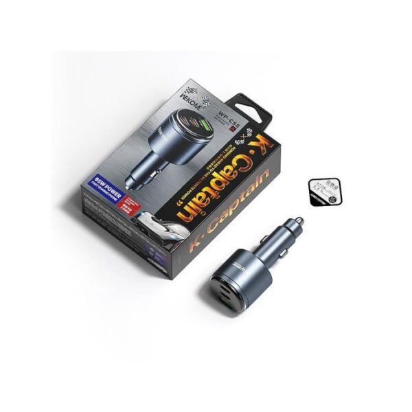 0283374 Φορτιστής Αυτοκινήτου 95W WK WP-C58 3 Θέσεων Μπλέ