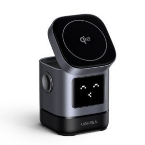 0283862 Φορτιστής Σπιτιού 15W Qi2 UGREEN W709 45775 με Ασύρματη Φόρτιση Magnetic Γκρι