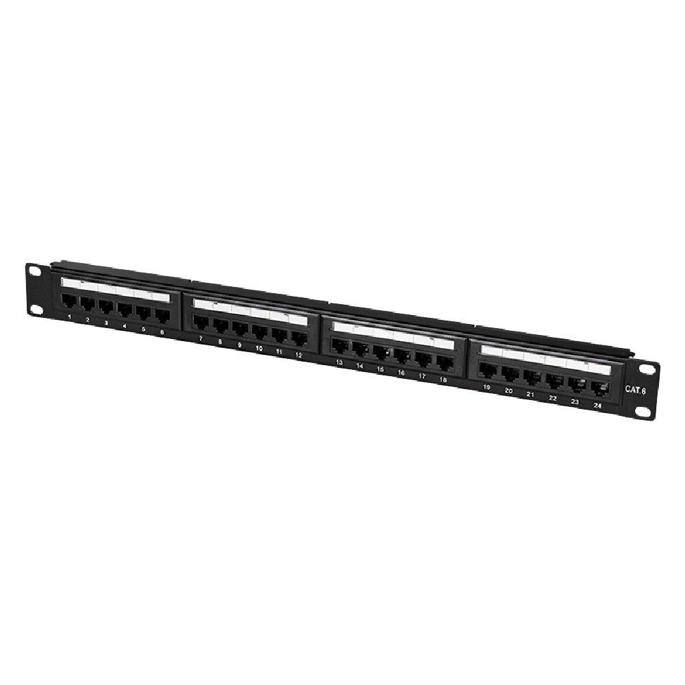 0283882 Patch Panel CAT6 24 Θέσεων 1U Logilink NP0004 EconLine