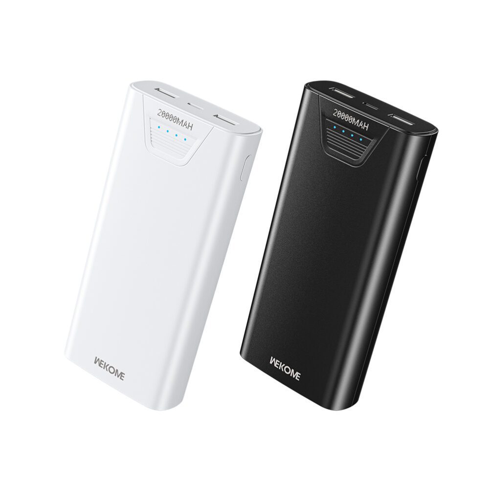 0284293 Power Bank 20000mAh 12W WK WP-121 2 Θέσεων Μαύρο