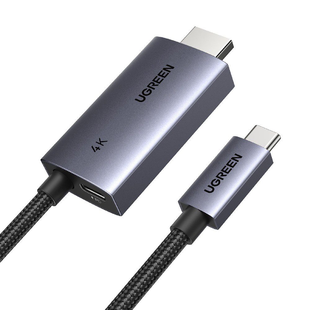0284583 Καλώδιο USB-C σε HDMI M/M 4K/60Hz UGREEN CM675 55330 2m Γκρι