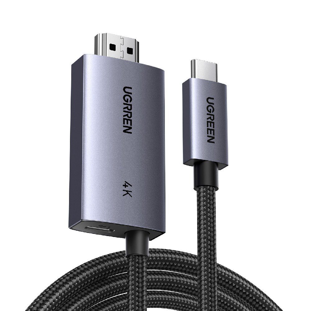 0284584 Καλώδιο USB-C σε HDMI M/M 4K/60Hz UGREEN CM675 55330 2m Γκρι