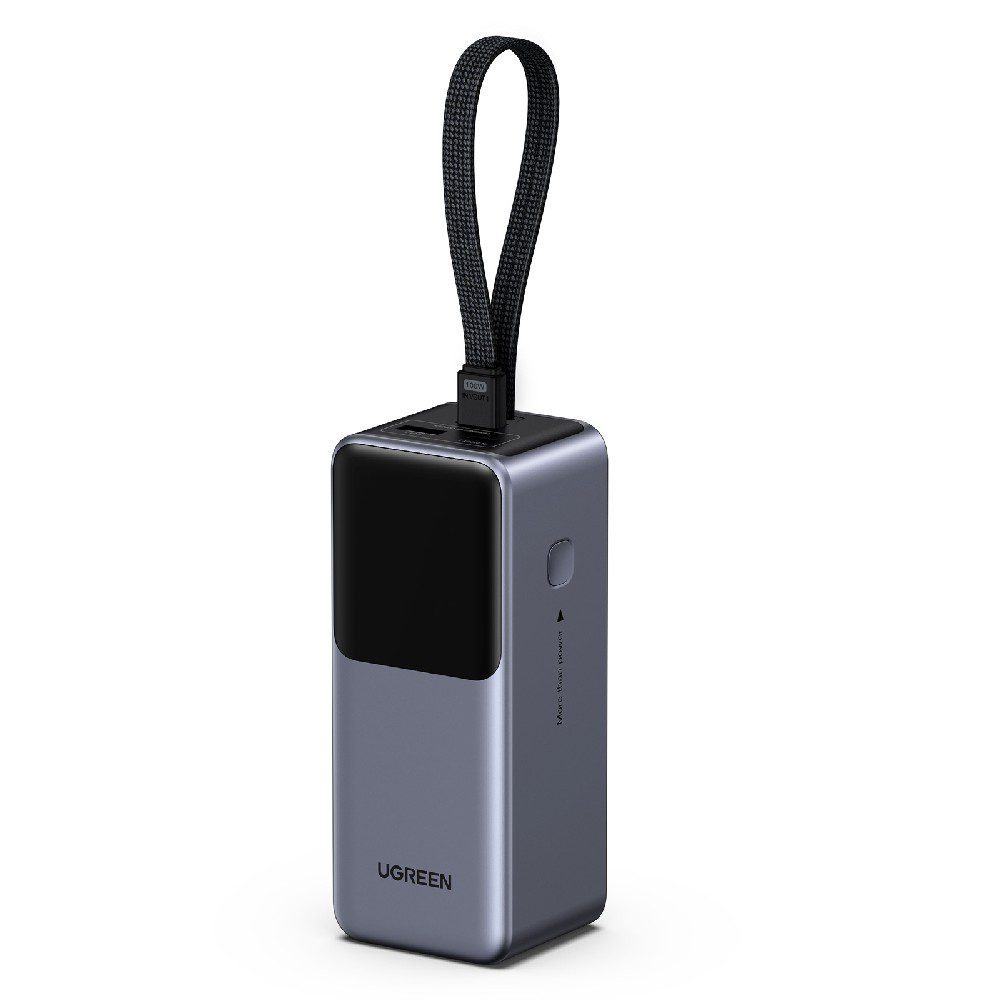 0284638 Power Bank 20000mAh PD 130W UGREEN PB723 55365B 2 Θέσεων, με καλώδιο USB-C 60W Γκρι