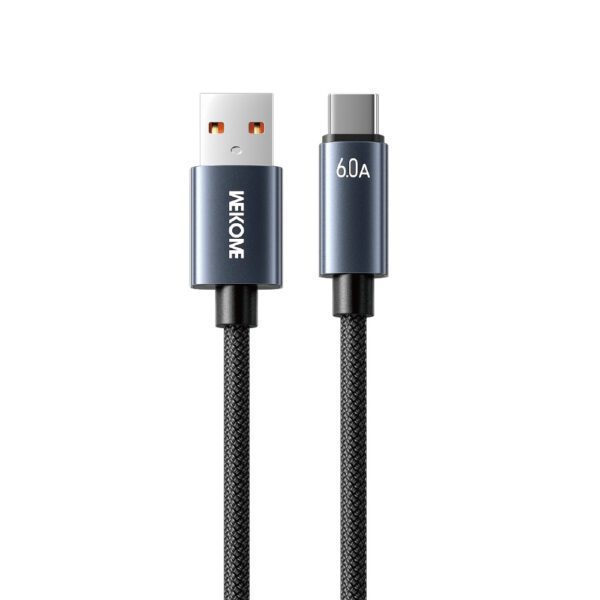 Καλώδιο Φόρτισης WK WDC-63a USB σε USB-C PD 66W 1.2m Μαύρο