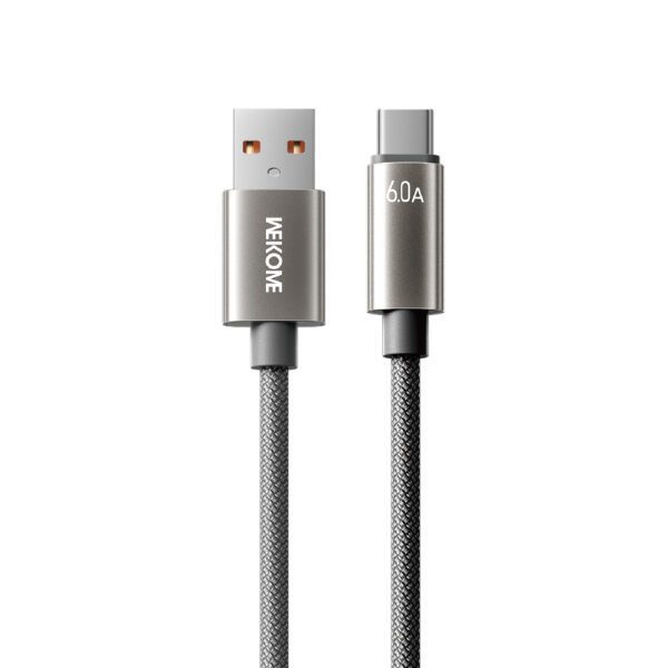 Καλώδιο Φόρτισης WK WDC-63a USB σε USB-C PD 66W 1.2m Γκρι