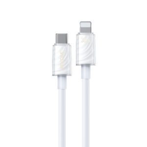 0284790 Καλώδιο Φόρτισης WK WDC-73 USB-C σε Lightning PD 30W 1.2m Λευκό
