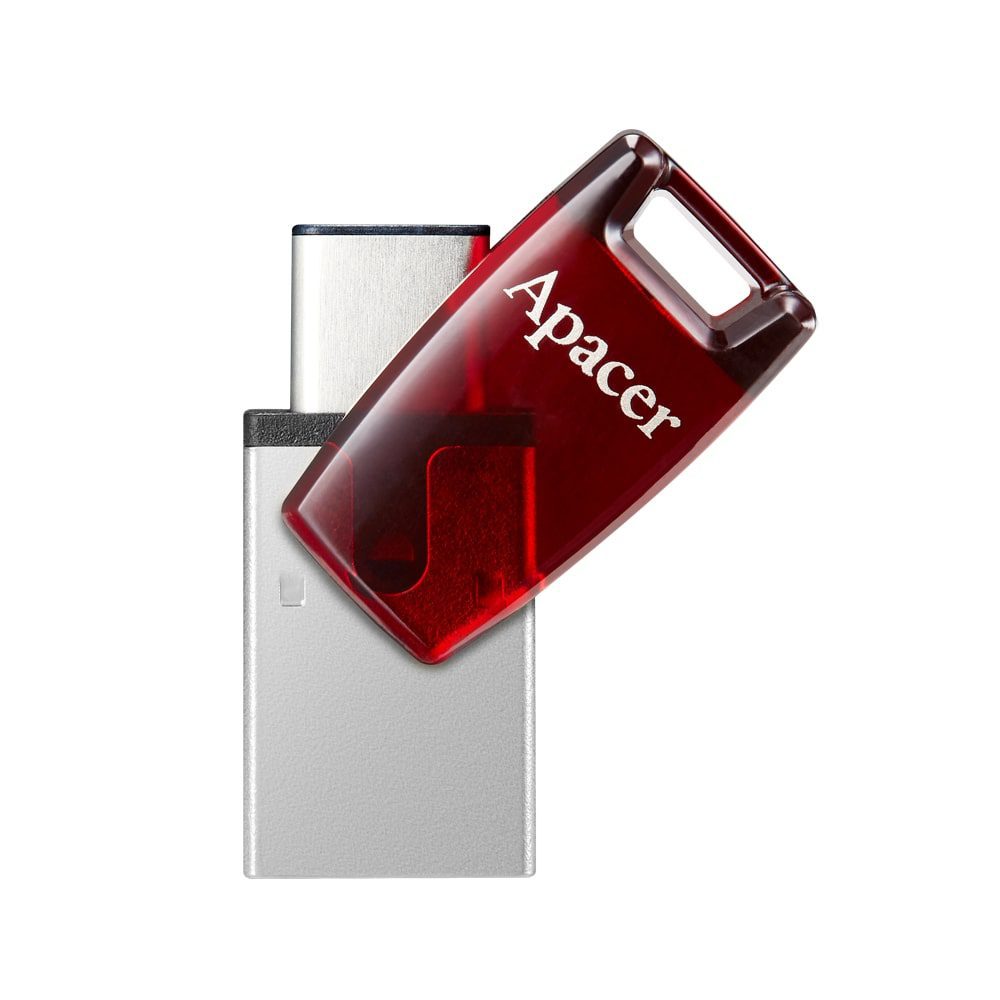 0285046 USB Stick Apacer AH180 32GB USB 3.2 Gen 1/USB-C Κόκκινο