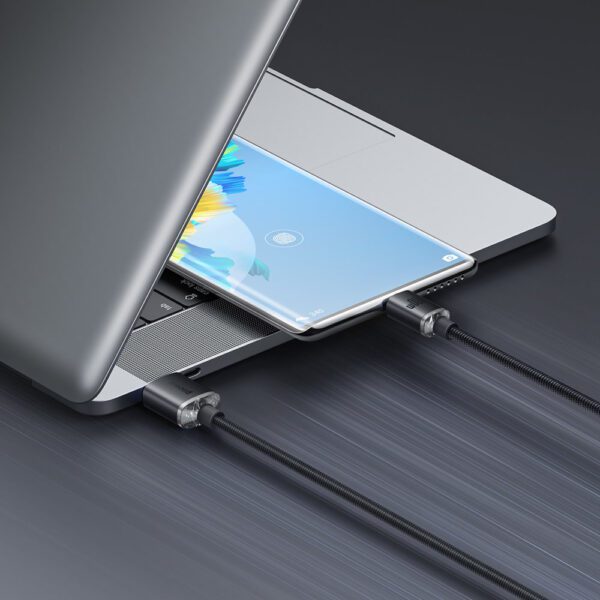 Baseus Crystal Shine Series cable USB cable for fast charging and data transfer USB Type A - USB Type C 100W 1.2m black (CAJY000401)eng