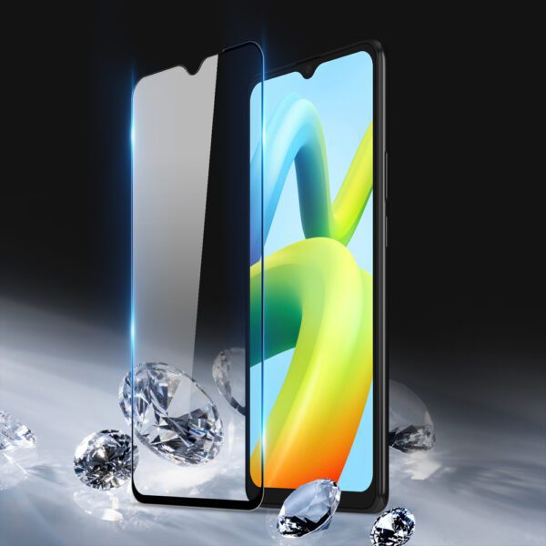 Dux Ducis 9D Tempered Glass Screen Protector for Xiaomi Redmi A2 / Redmi A1 9H with Black Frameeng