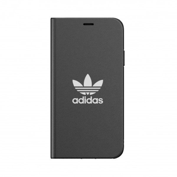 C Adidas OR Booklet Case Basic for iPhone 11 Pro Max - Black and Whiteeng