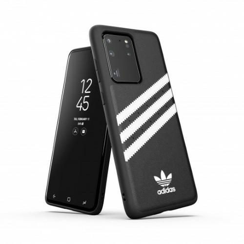 C Adidas OR Moudled Case PU for Samsung Galaxy S20 Ultra Black and Whiteeng