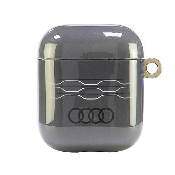 Audi IML Geometric Pattern Case for AirPods 1 / 2 - Grayeng