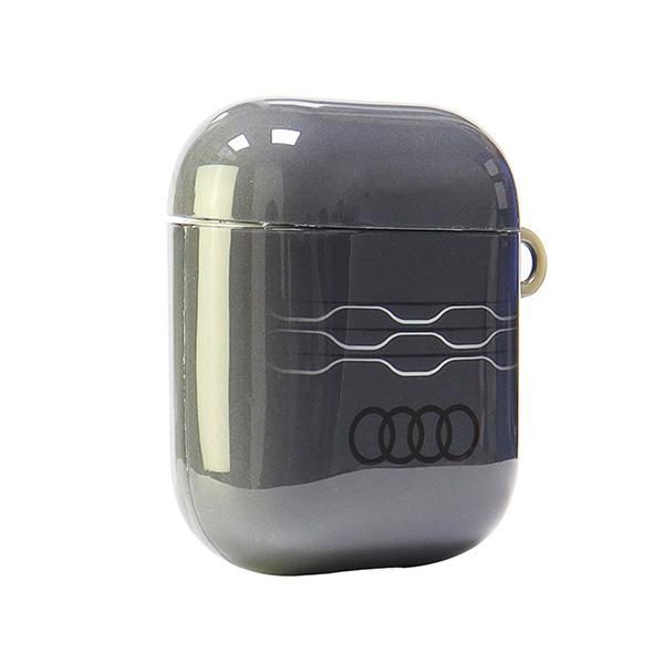 Audi IML Geometric Pattern Case for AirPods 1 / 2 - Grayeng