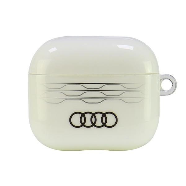 Audi IML Geometric Pattern AirPods 3 Case - Whiteeng