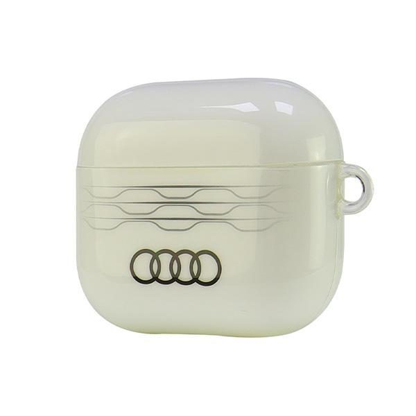 Audi IML Geometric Pattern AirPods 3 Case - Whiteeng