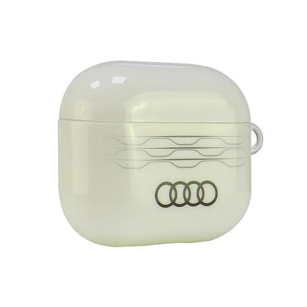 Audi IML Geometric Pattern AirPods 3 Case - Whiteeng