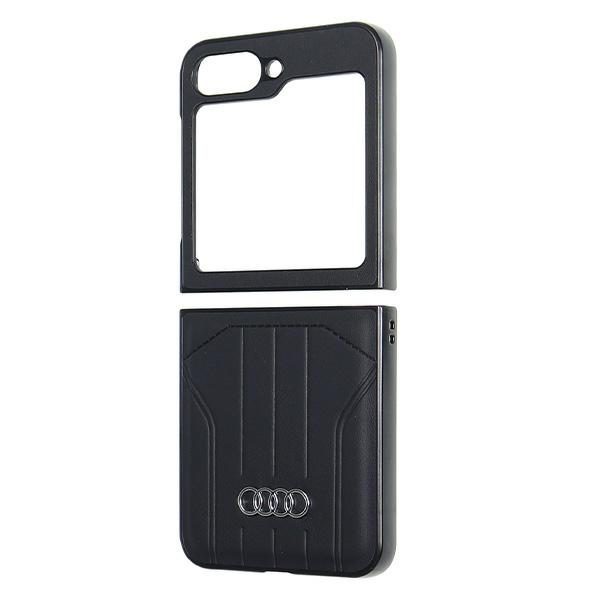 Audi Synthetic Leather MagSafe Case for Samsung Galaxy Z Flip 6 - Blackeng