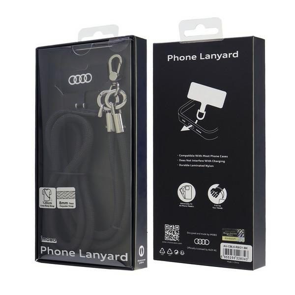 189655_3 Audi Crossbody Leash Universal 120cm x 6mm - Blackeng