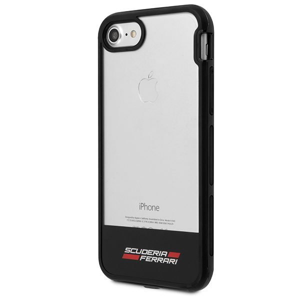 189718_2 Ferrari Racing Shield Case for iPhone 7 / 8 / SE 2020 / SE 2022 - Semi-Transparenteng