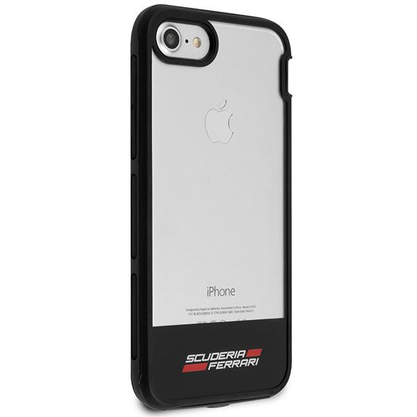 189718_4 Ferrari Racing Shield Case for iPhone 7 / 8 / SE 2020 / SE 2022 - Semi-Transparenteng