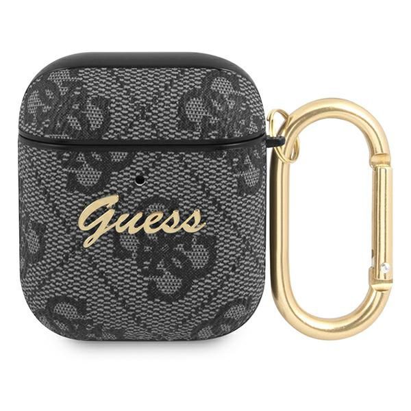 Guess 4G Script Metal Collection case for AirPods 1 / 2 - grayeng