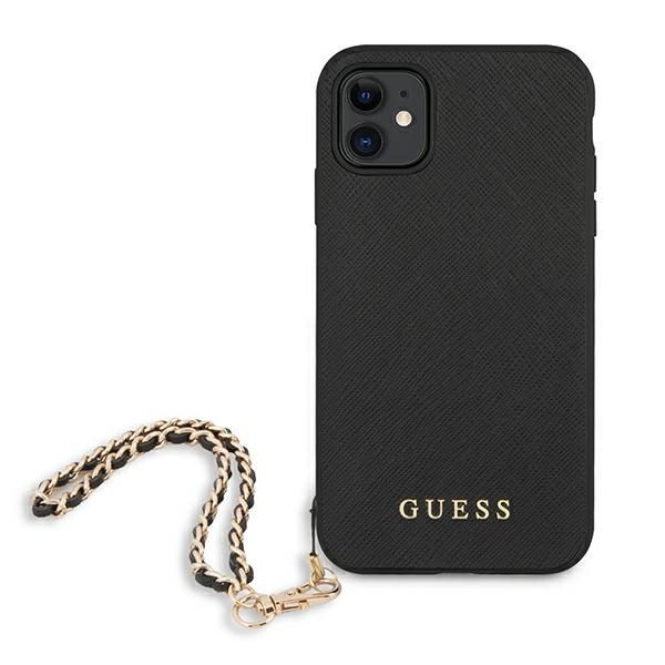 189751_3 Guess Saffiano Chain case for iPhone 11 6.1" / Xr - blackeng