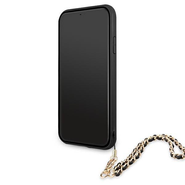 189751_5 Guess Saffiano Chain case for iPhone 11 6.1" / Xr - blackeng