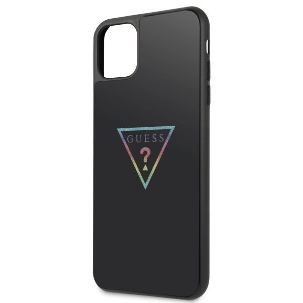 189753_4 Guess Triangle Glitter iPhone 11 Pro Max Case - Blackeng