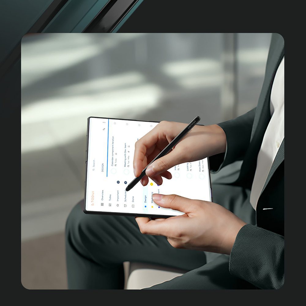 Etui Nillkin Flex Pure Fold na Samsung Galaxy Z Fold 7 z miejscem na S Pen - czarnepol