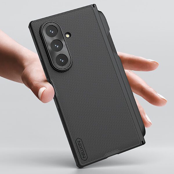 Etui Nillkin Super Frosted Shield Fold Magnetic na Samsung Galaxy Z Fold 7 kompatybilne z MagSafe - czarnepol