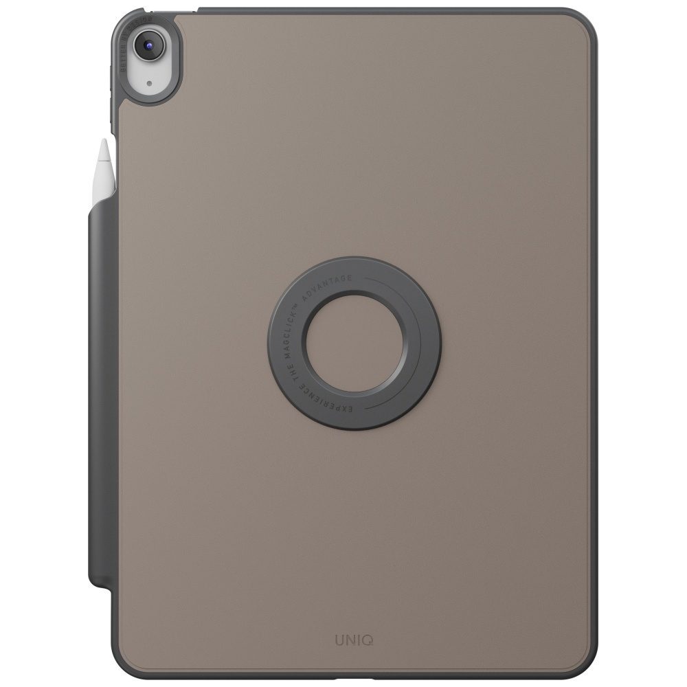 195808_4 Uniq Rovus Snapmount Magnetic 360 Rotating Detachable Case for iPad Air 13" 2024 / 2025 - Grayeng