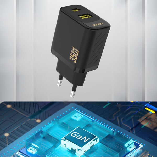195945_4 Dudao A27 Max 35W GaN Wall Charger - Blackeng