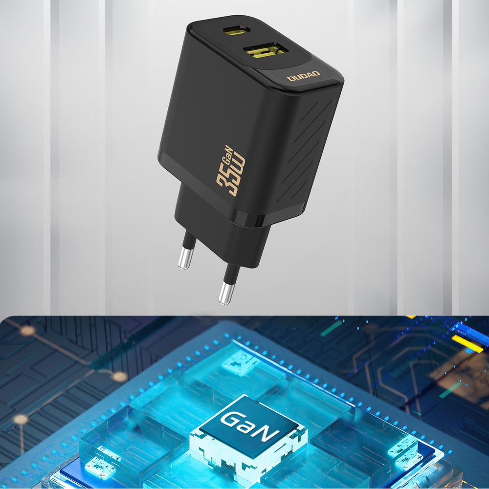 195945_4 Dudao A27 Max 35W GaN Wall Charger - Blackeng