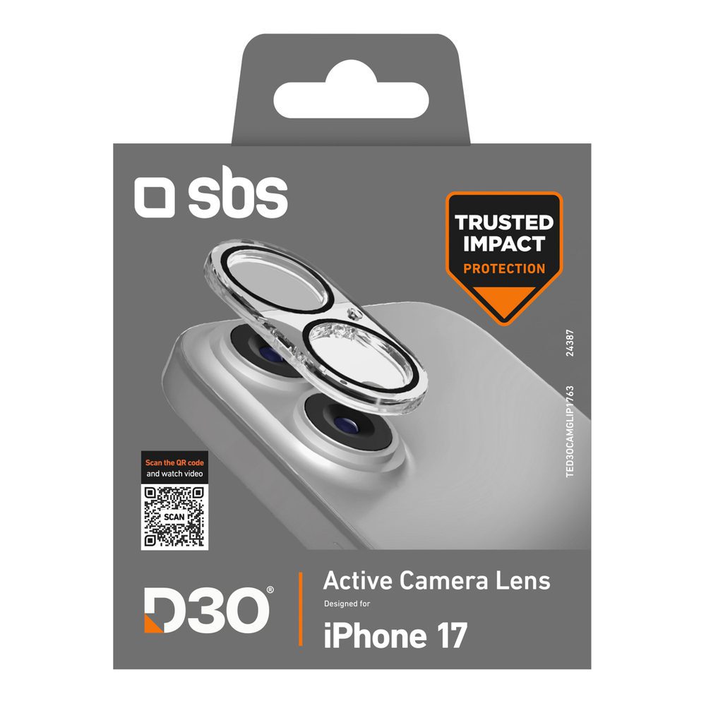 SBS Camera Glass for iPhone 17 with D3O technologyeng